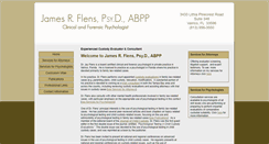 Desktop Screenshot of drjamesrflens.com