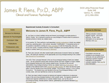 Tablet Screenshot of drjamesrflens.com